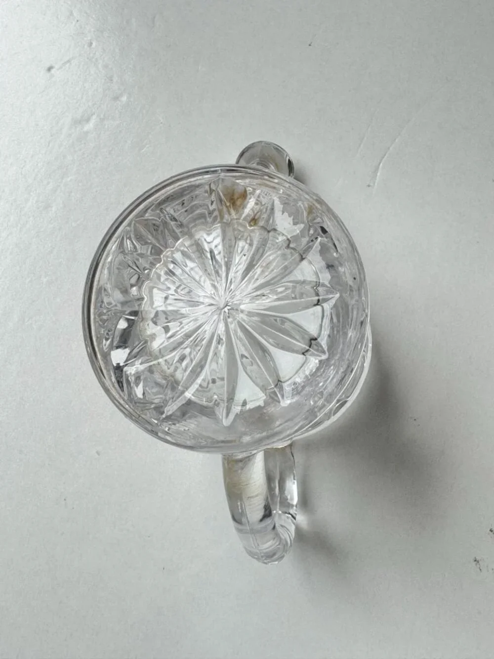 Miniature Lead Crystal Watering Can Toothpick Holder